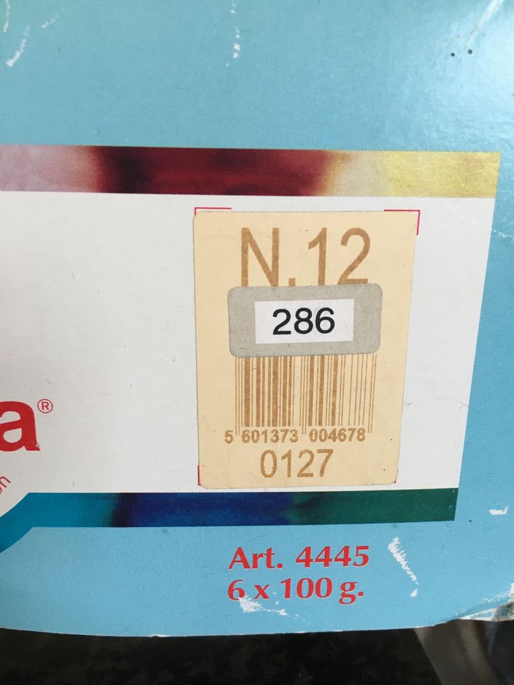 Linhas ÂNCORA 100 gramas número 6 e número 12 (branca e bege)