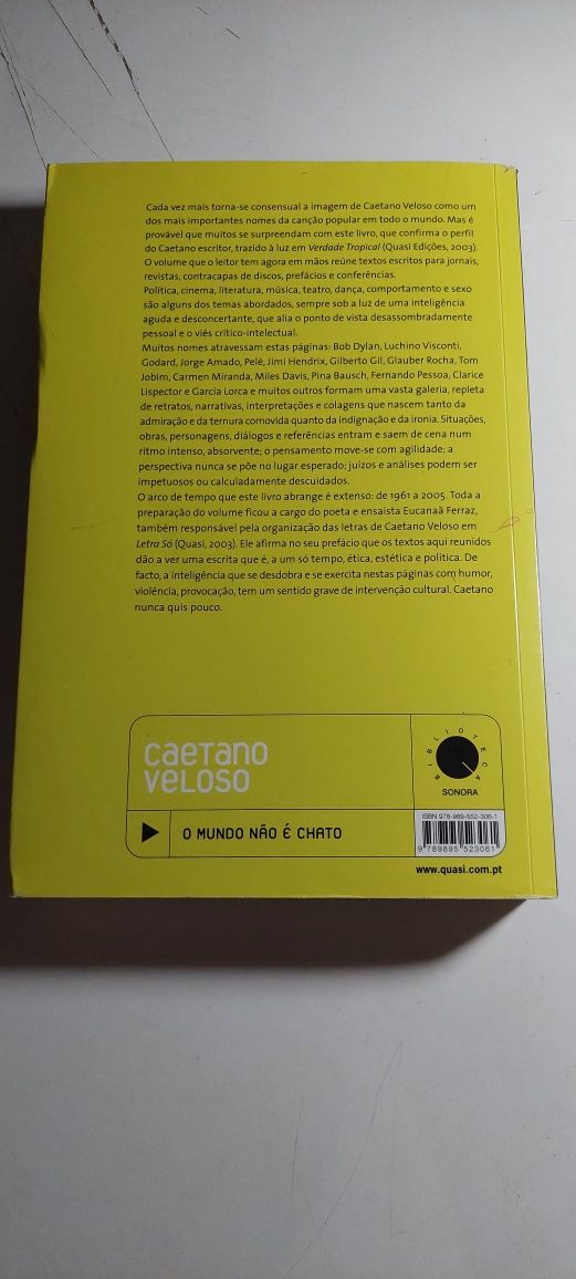 O Mundo Não é Chato - Caetano Veloso (2007)