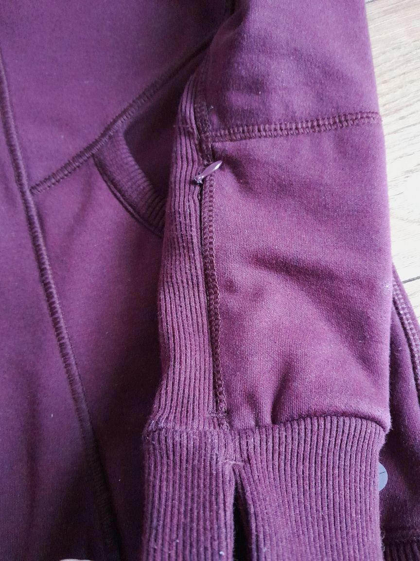 Bluza damska dluzsza dluga rozpinana 4F S M bordowa 90 Degree