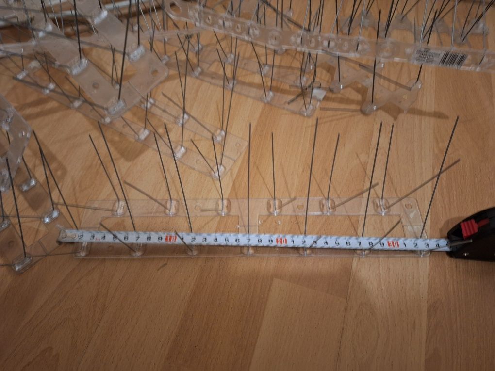 Kolce na gołębie kolce na balkon zestaw 13 sztuk