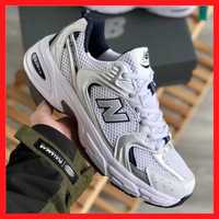 Nb 530 New balance 530 white silver жіночі чоловічі унісекс кросівк