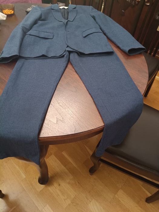 Hm garnitur chłopięcy granat 164cm