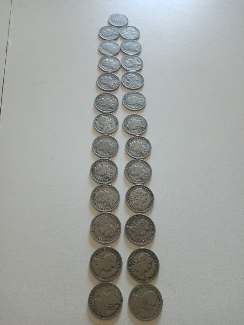 Moedas de 50 centavos