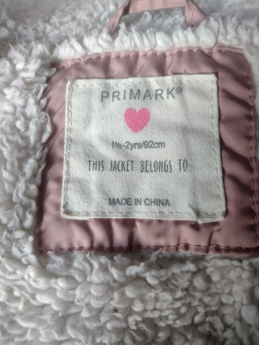 Kurtka zimowa Primark, rozmiar 92