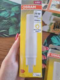 Dwie Żarówki LED OSRAM G24q-3 10 W = 26 W 990 lm ciepła biel