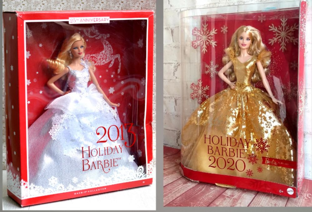 Колекційні Holiday Barbie 2013 та 2020
