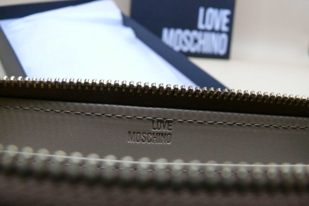 Love Moschino Carteira Logo Plaque