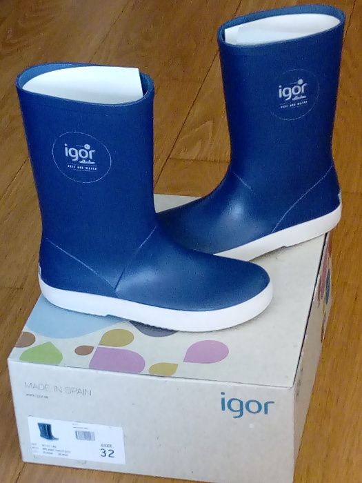 Botas de Água (Galochas) Criança Como Novas. Marca Igor