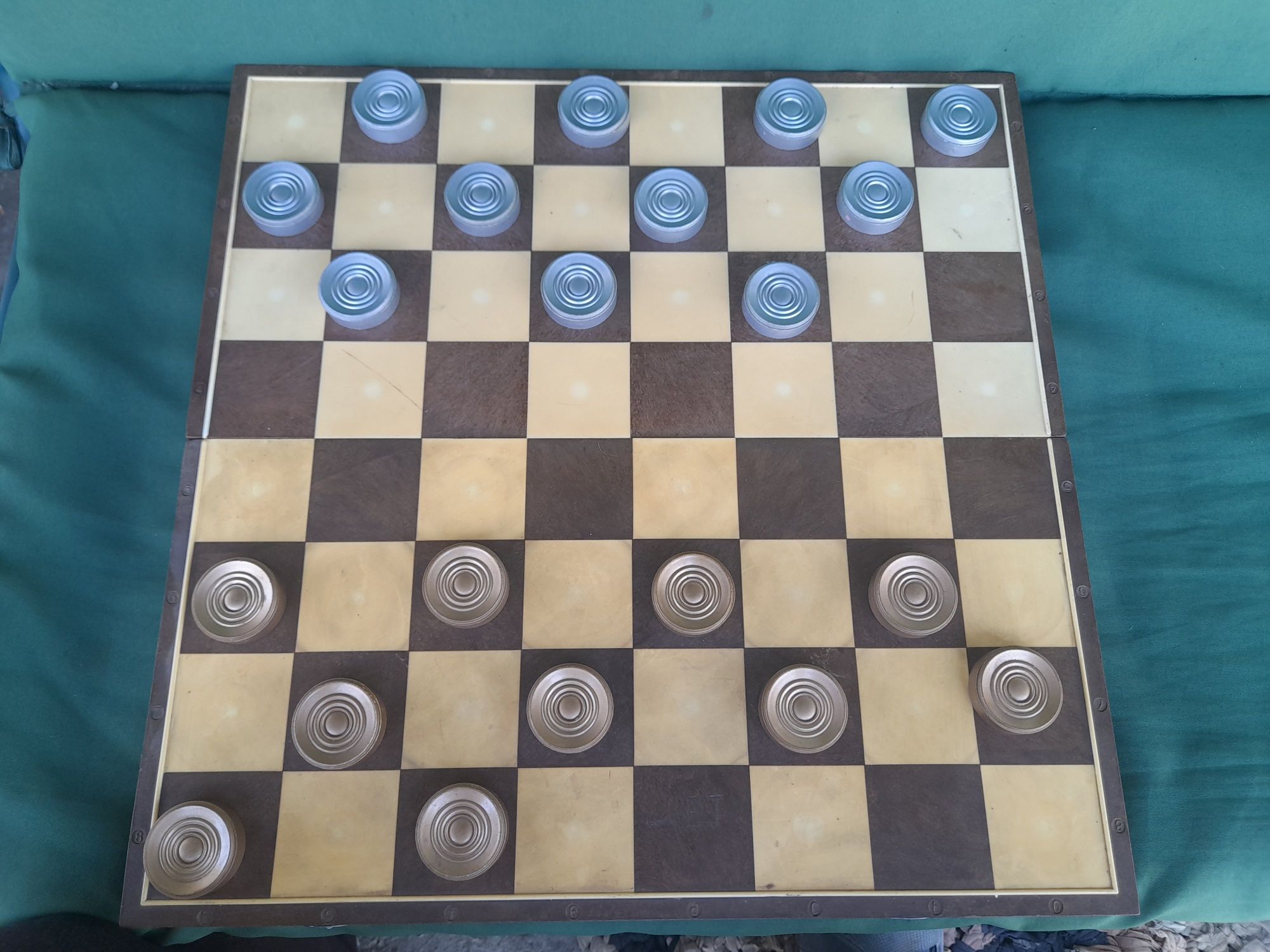 Шахи і шашки - комплект (дошка 42×42)