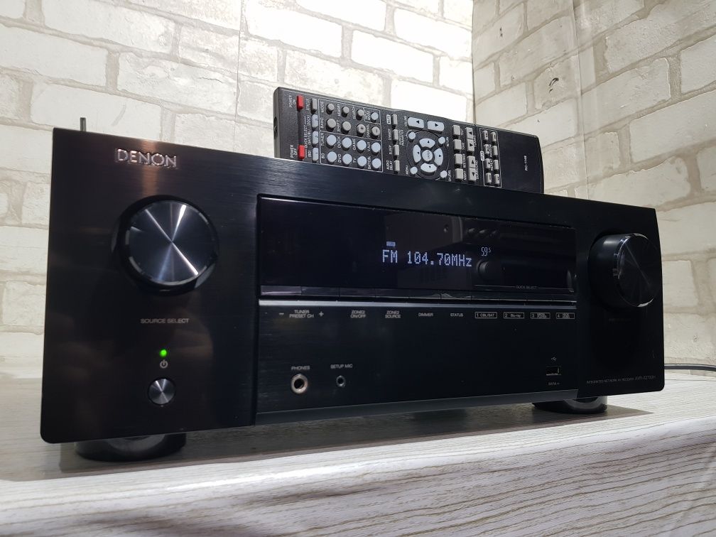 7.2 AV ресивер DENON AVR X2700H,*7x150,HDMI 2.1,WI-FI,BLUETOOTH,8K,USB