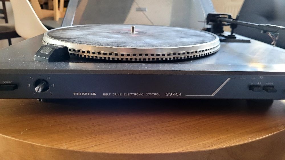Gramofon Unitra Fonica GS-464 – Uszkodzony.  Na części