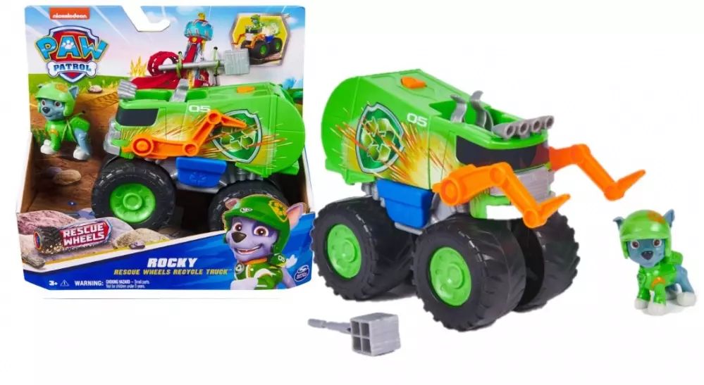 Psi Patrol. Rescue Wheels. Pojazd Rocky'ego