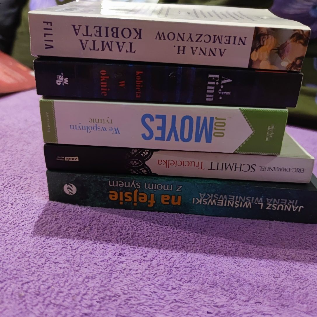 Jojo Moyes, A. Finn, E. Schmitt o inni super seria/pakiet
