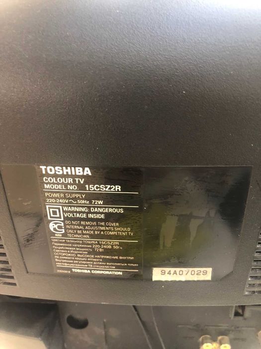 телевизор TOSHIBA 15CSZ2R