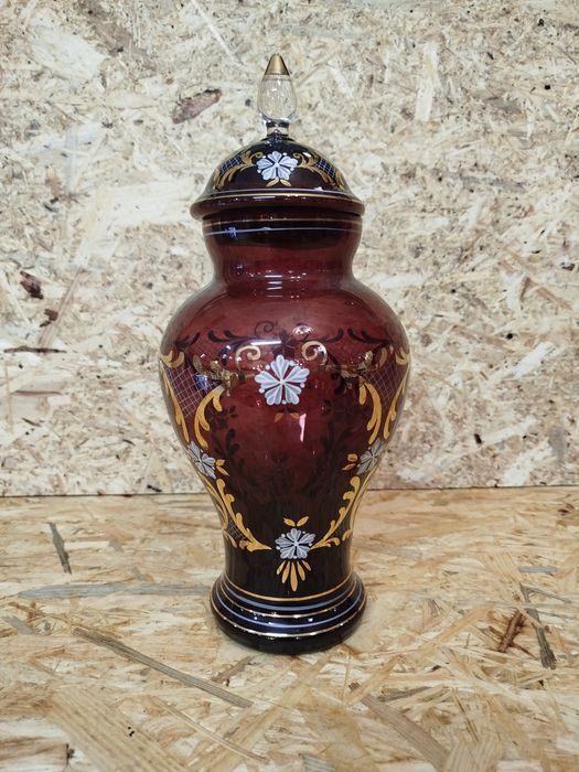 Pote em Vidro Lilás