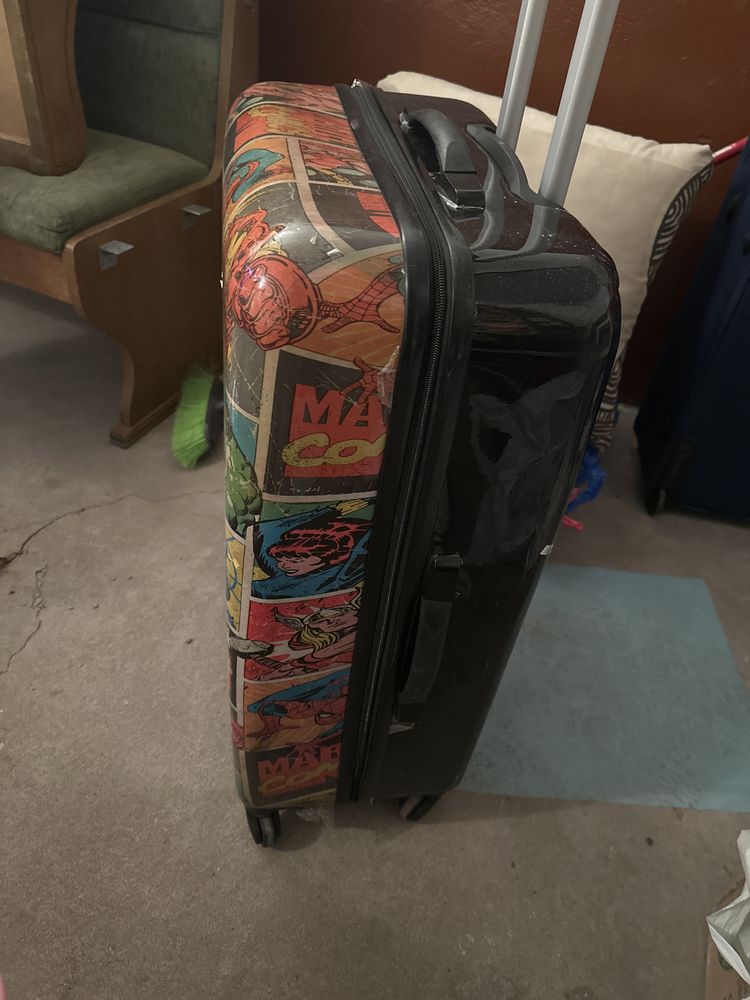 Transport Wniesienie Wzmacniana walizka Spoderman marvel 360 zadbana