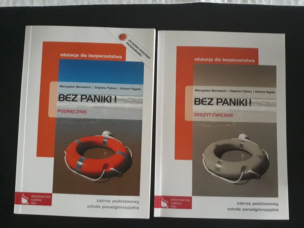 Podręcznik i ćwiczenia do Edukacji dla bezpieczeństwa  Bez paniki