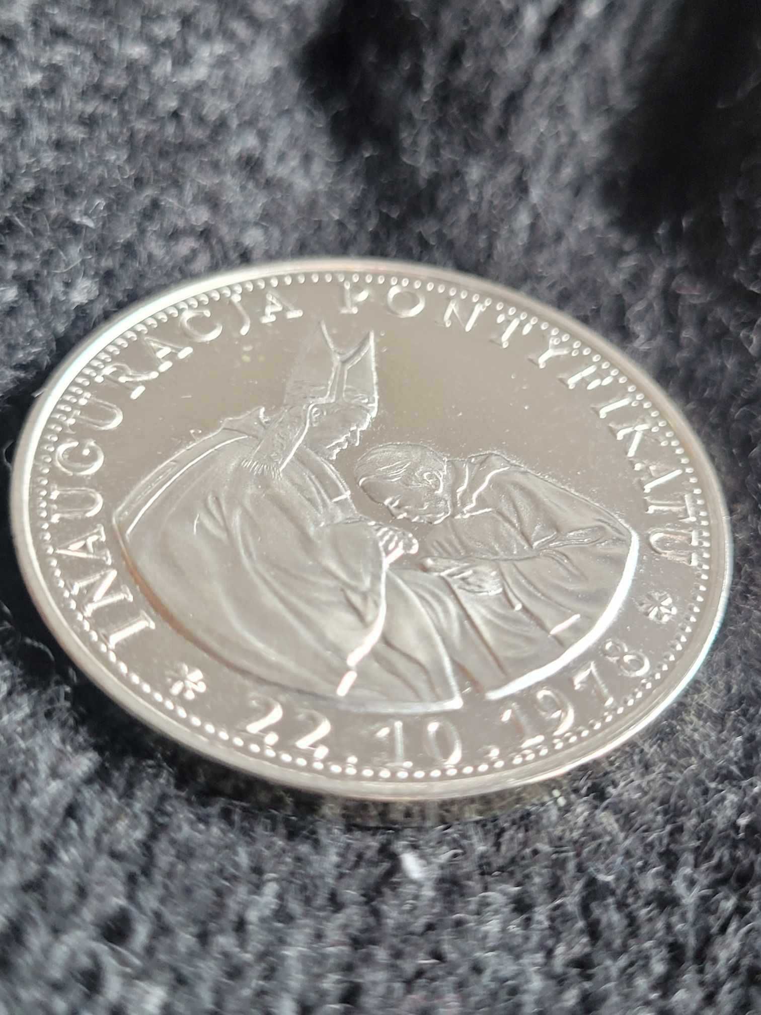 Medal Jan Paweł II - Inauguracja pontyfikatu (srebro 500)