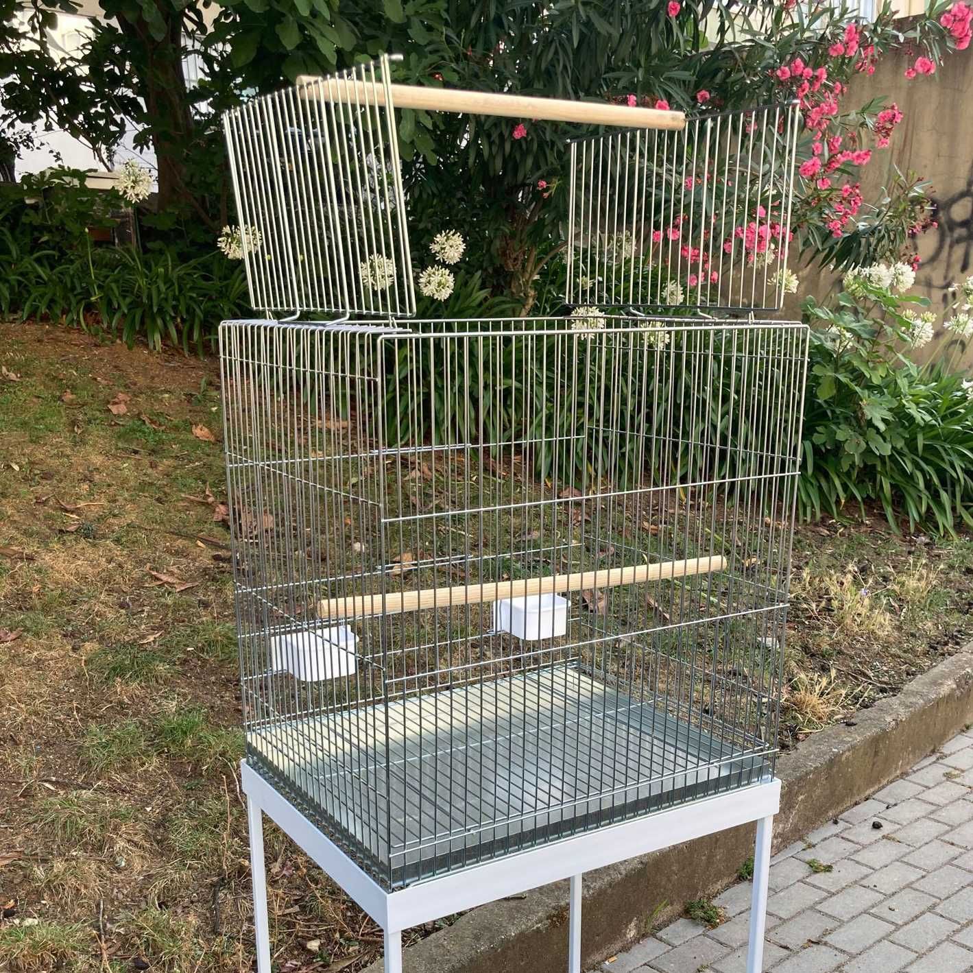 NOVO - Gaiola ZINCADA 60cm Rectangular para CATURRA Domesticada