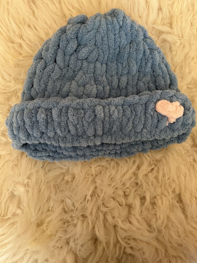 Шапка з alize puffy