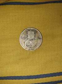 Moeda 10 escudos 1954 Portugal