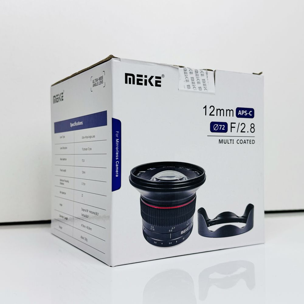 Новий Об’єктив Meike MK-12 12mm f/2.8 micro 4/3 SONY E-mount