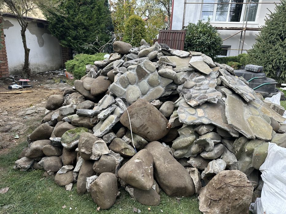 Річковий камінь, бій для фундаменту