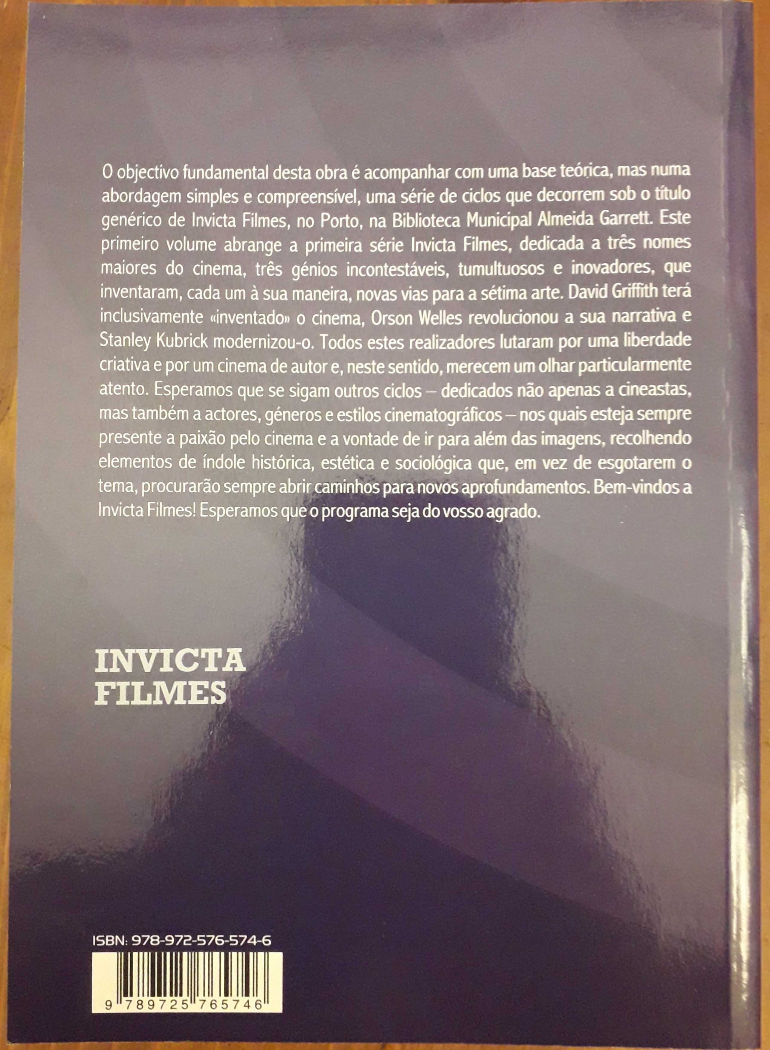 Livro - Temas de Cinema - Griffith, Welles, Kubrik - Lauro António