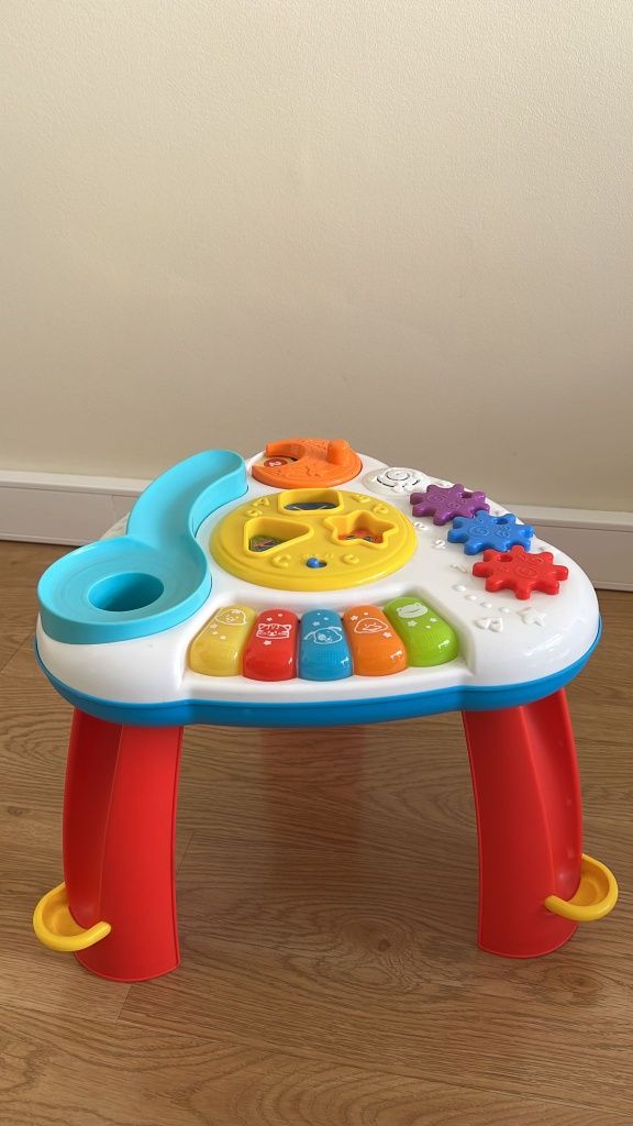 Brinquedo mesa brincar criança com som e música