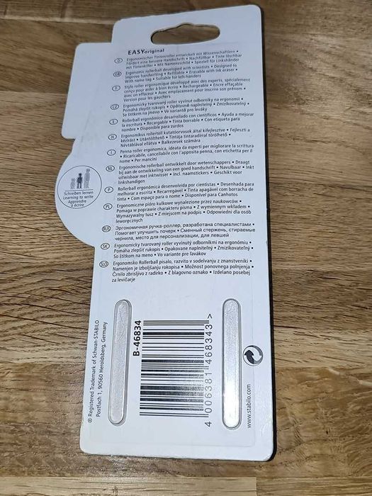 Pióro Wieczne Stabilo Easy Start Dla Leworęcznych Nowe