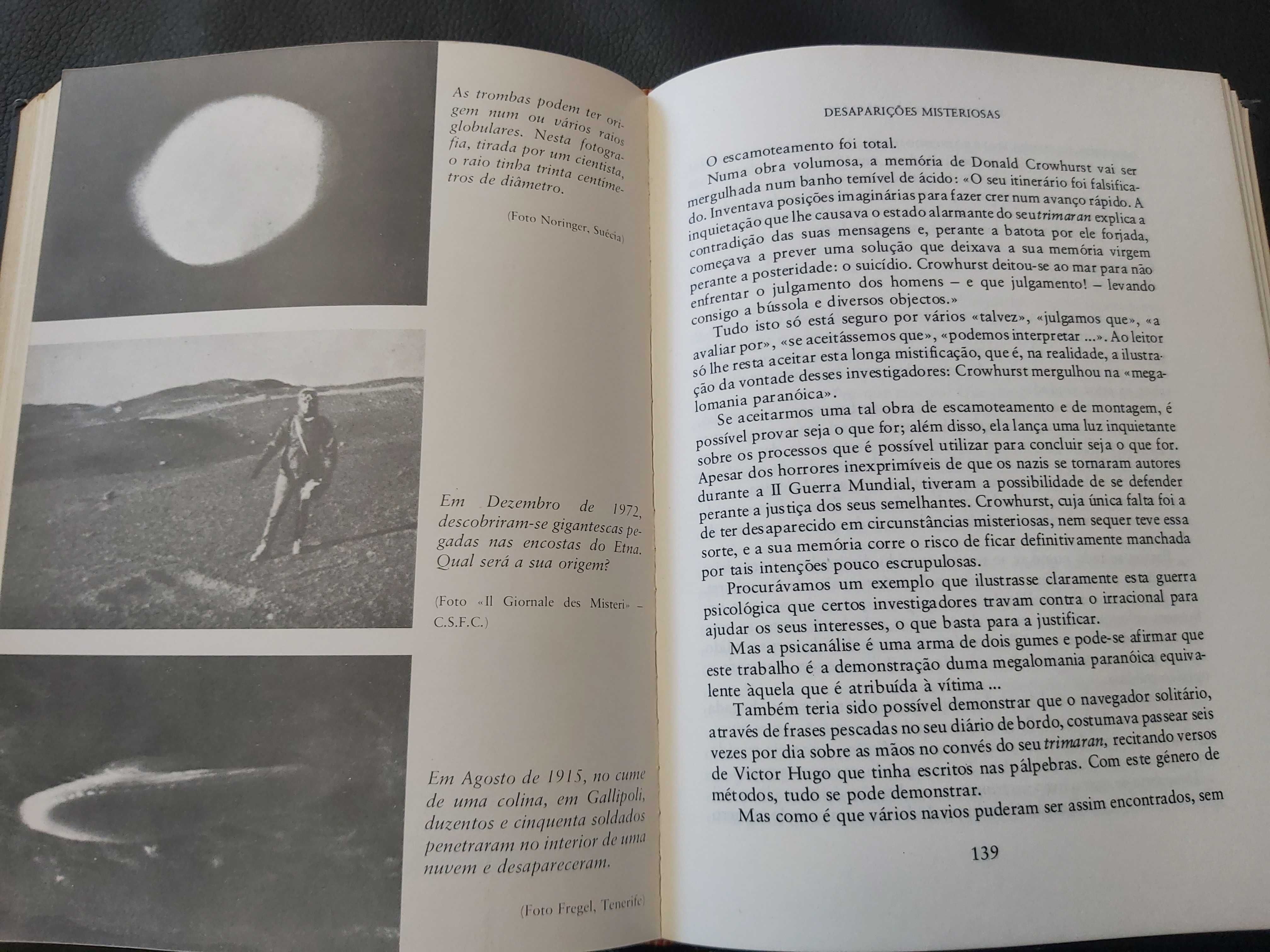 Livro desaparições misteriosas