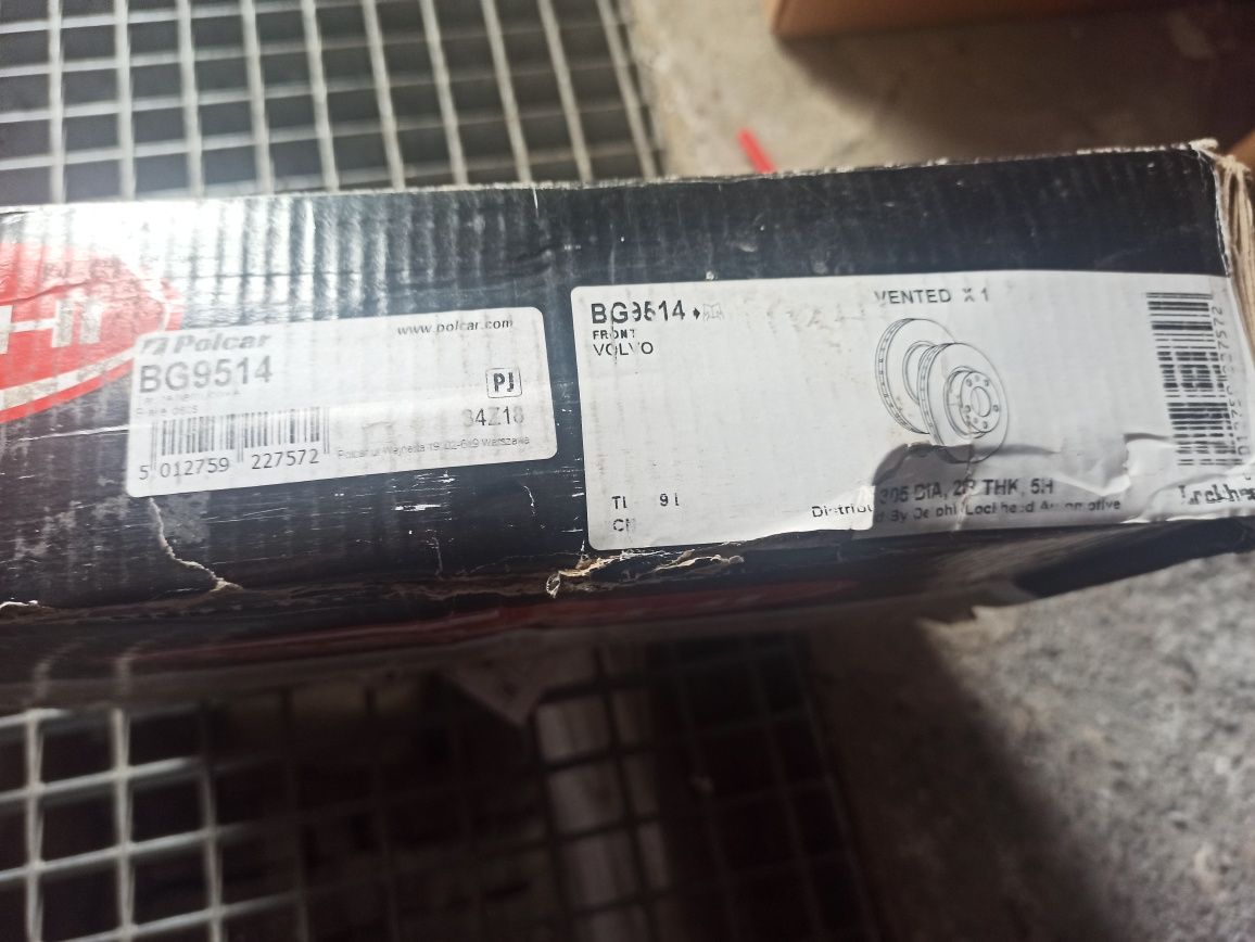 DELPHI Tarcze Hamulcowe Przód VOLVO