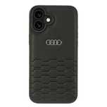 Etui Audi Synthetic Leather na iPhone 16 Plus 6.7" - czarne