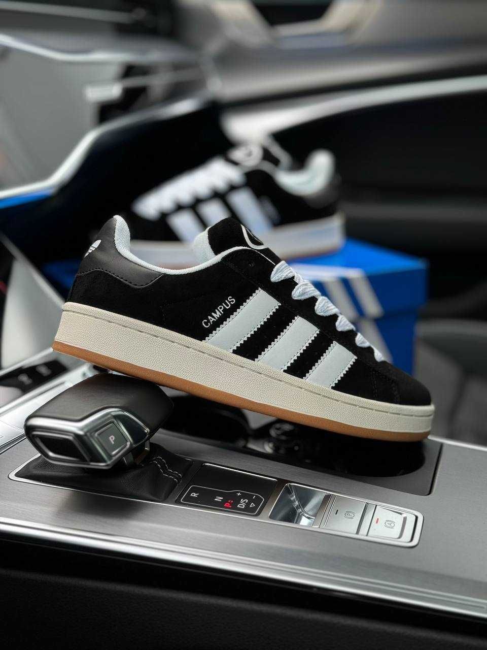 Чоловічі кросівки адідас кампус Adidas Campus 00s Black Gum [41-45]