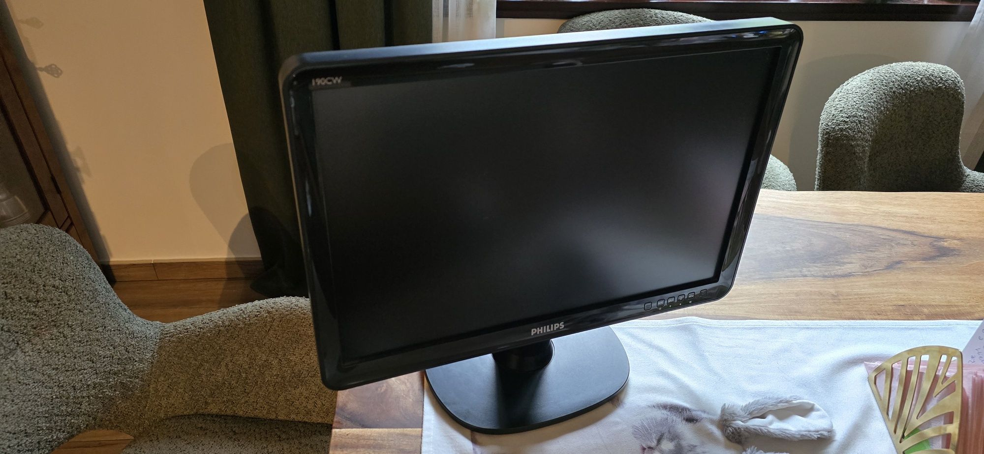 PHILIPS monitor panoramiczny 19" LCD  CW190CW8FB/00