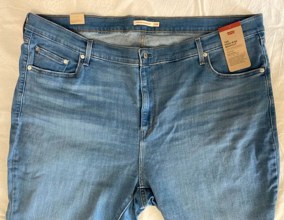 Нові жіночі джинси Levi's® 725 великий розмір 26 W (56-58)