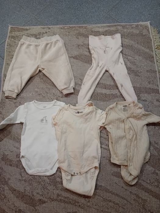 Zestaw ubranek roz 68