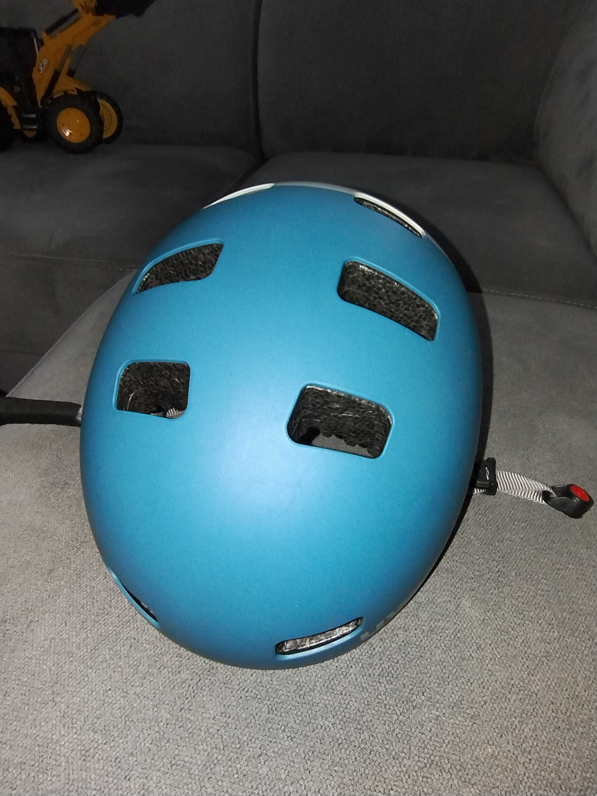 Kask ochronny UVEX Kid 3 cc 51-55 cm Cyan mat 51-55 rower hulajnoga