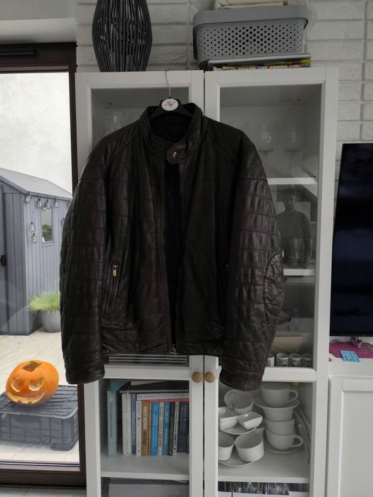 Kurtka skórzana Massimo Dutti