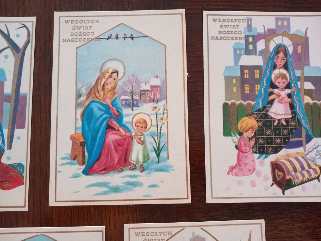 Kartki z motywem świątecznym.