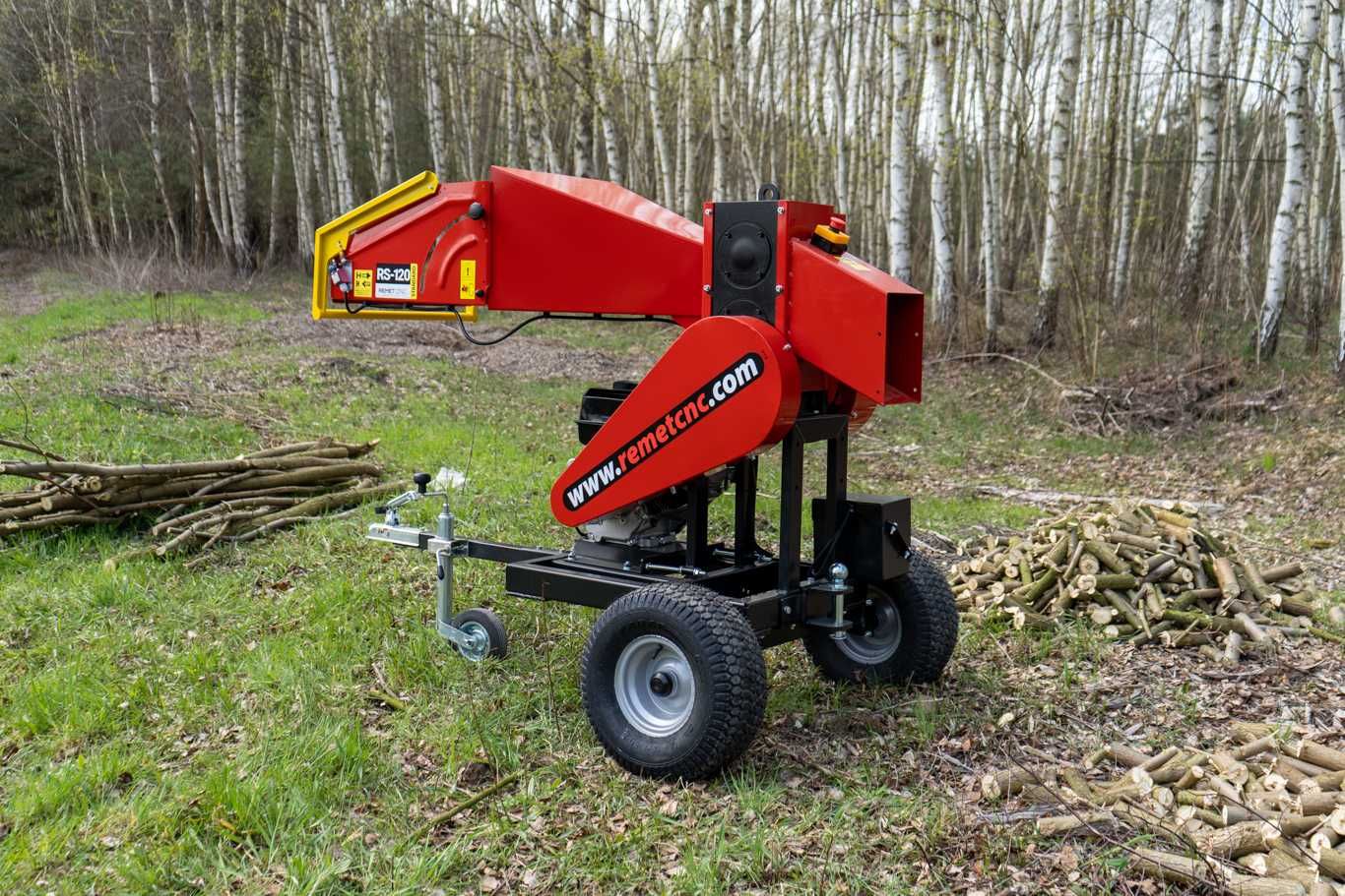 Rębak spalinowy REMET RS-120 === PROMOCJA 9799=== do sadu ogrodu