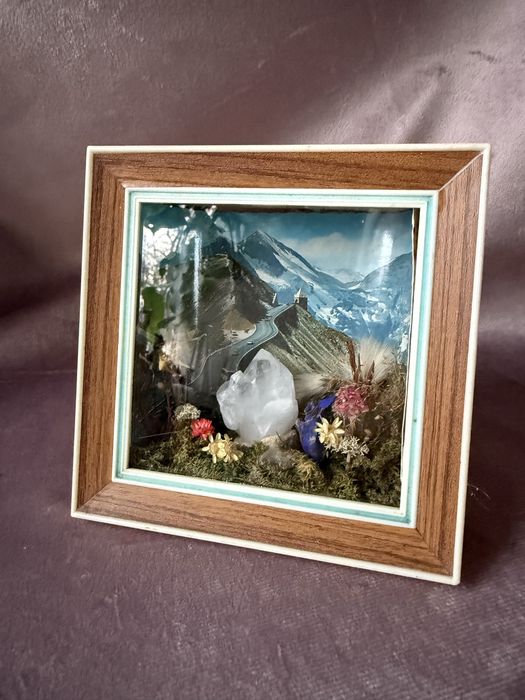 Zabytkowa diorama z Tyrolu