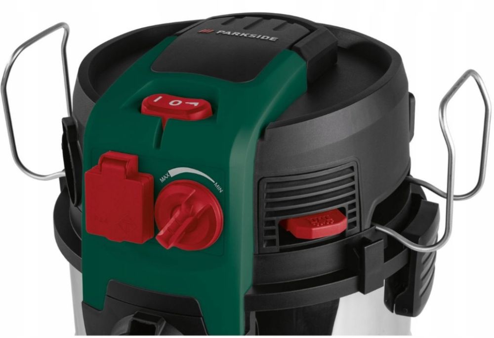 Промисловий пилосос з розеткою Parkside PWD 30 С1 1500 Вт