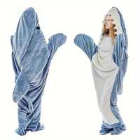 Sharkie Blanket rozmiar S kocyk bluza onesie prezent
