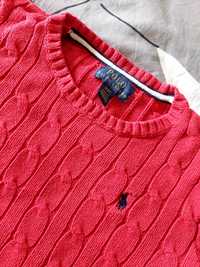 Pullover camisola malha vermelha Polo Ralph Lauren