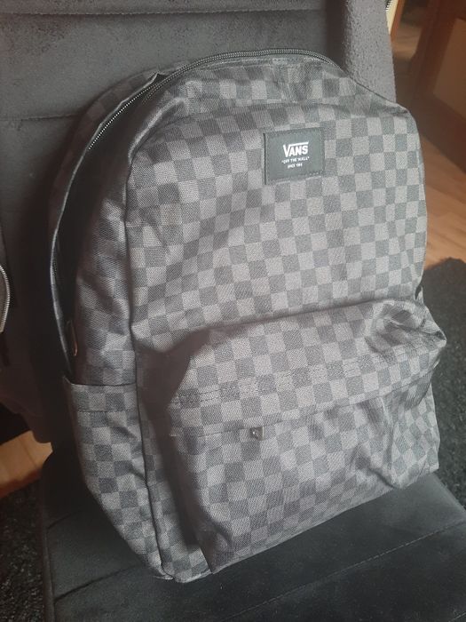 Plecak VANS old school grom check szary w kratkę