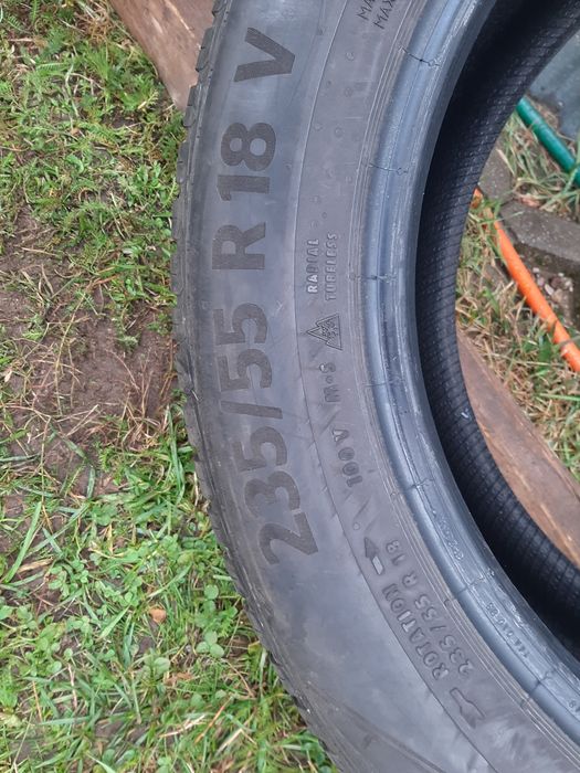 2x Opony całoroczne 235/55R18 Continental AllSeasonContact 6mm 2020r