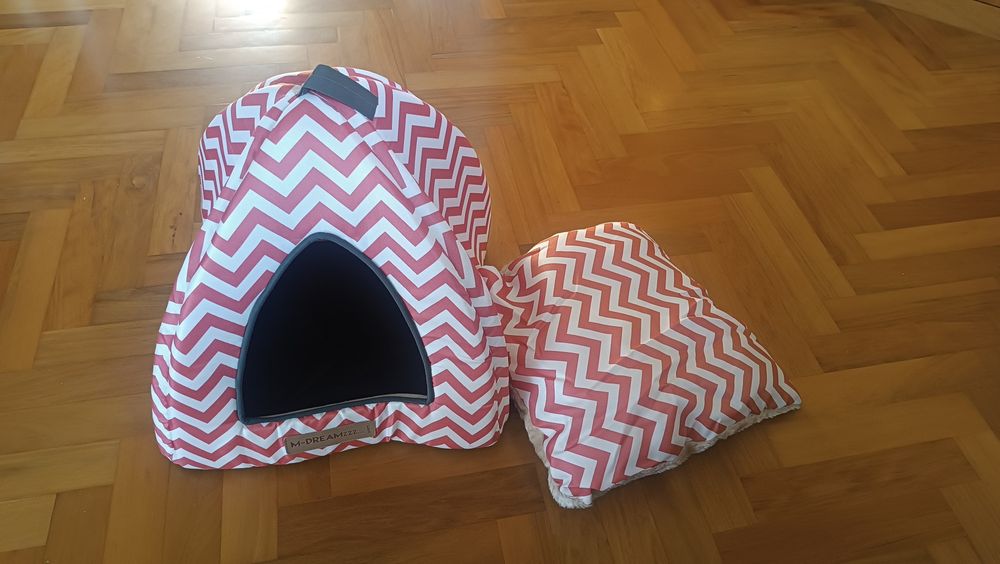 Casa acolchoada para gato ou cão
