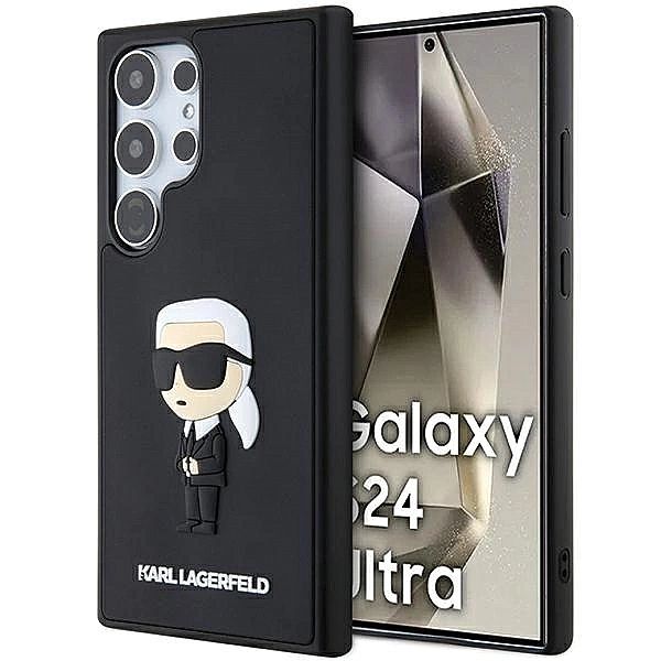 Etui Karl Lagerfeld 3D Rubber Ikonik na Samsung Galaxy S24 Ultra - cza