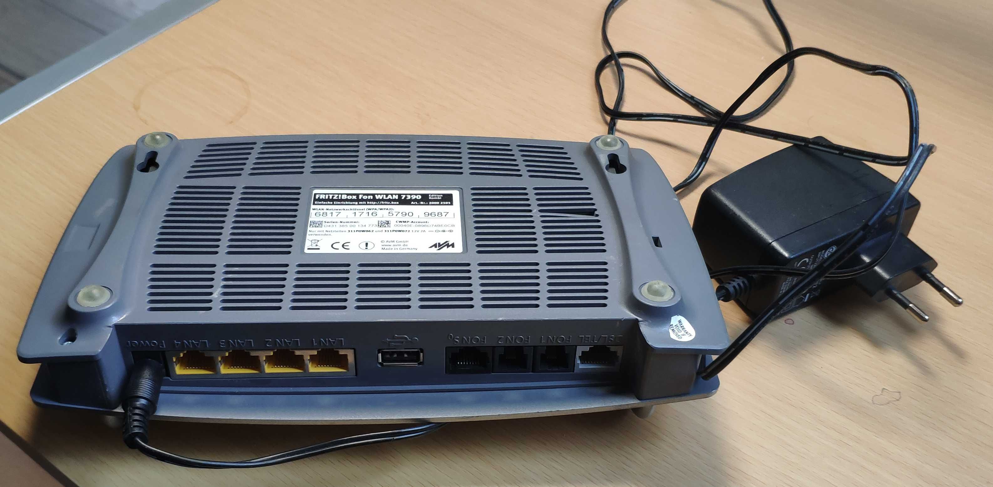 Fritzbox 7390 dualband 2.4, 5 4 porty LAN 1GB